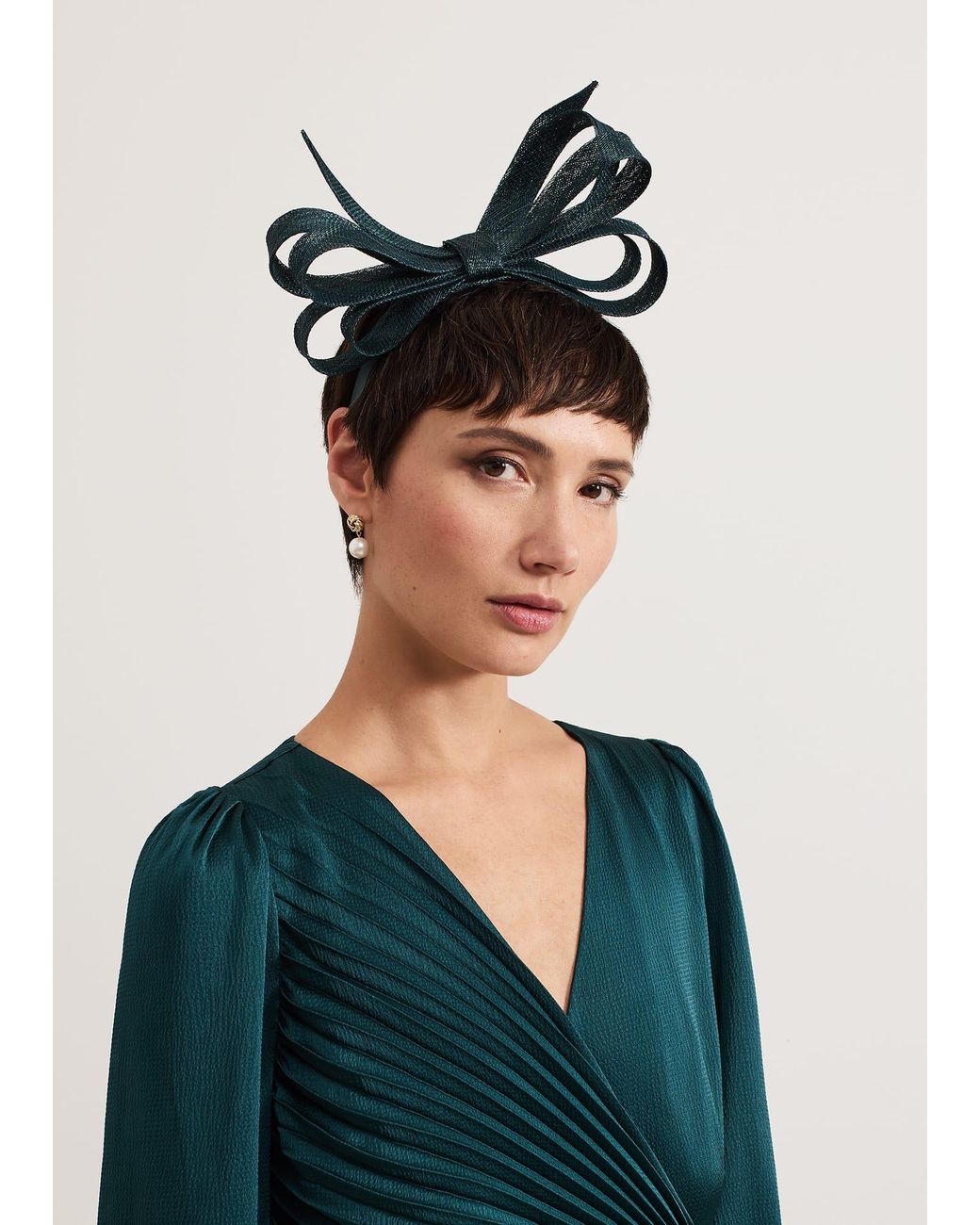 Phase Eight Black Oversized Bow Headband