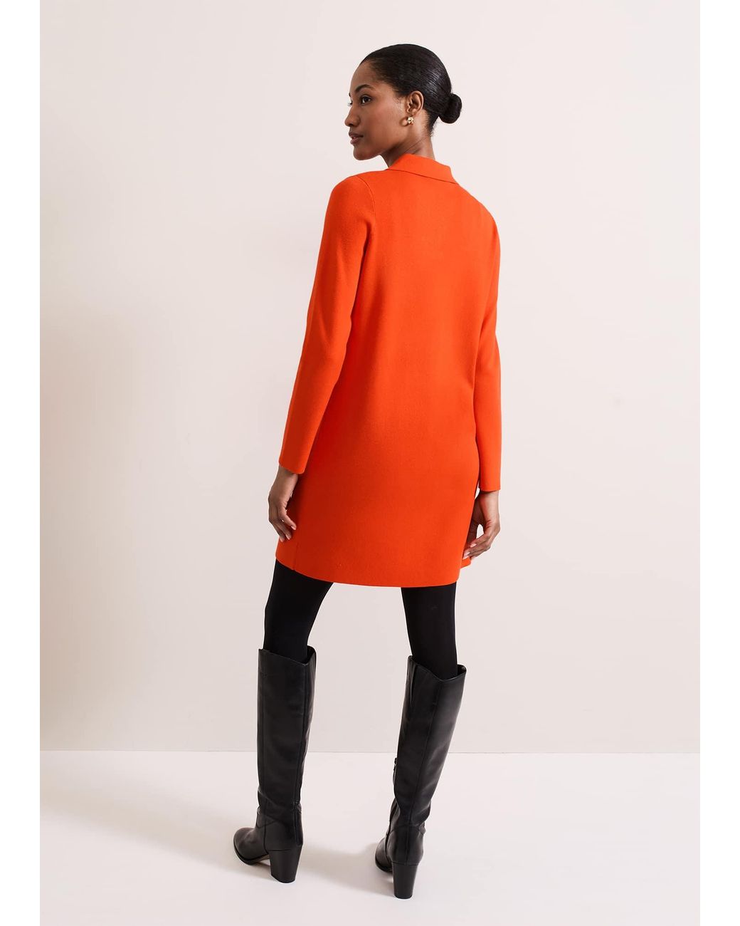 Phase Eight Red 's Marilyn Puff Sleeve Midi Dress