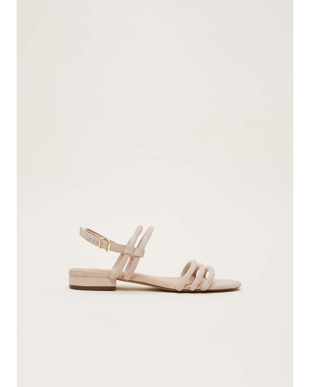 Phase Eight Natural Suede Sandals