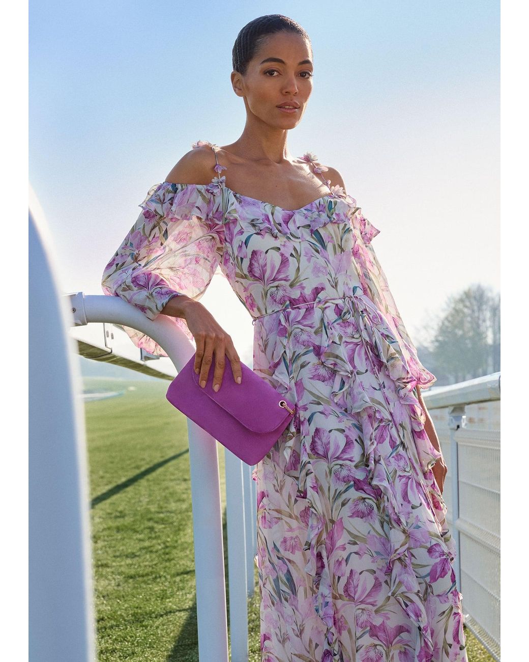 Phase Eight Pink Sarah Floral Maxi Dress