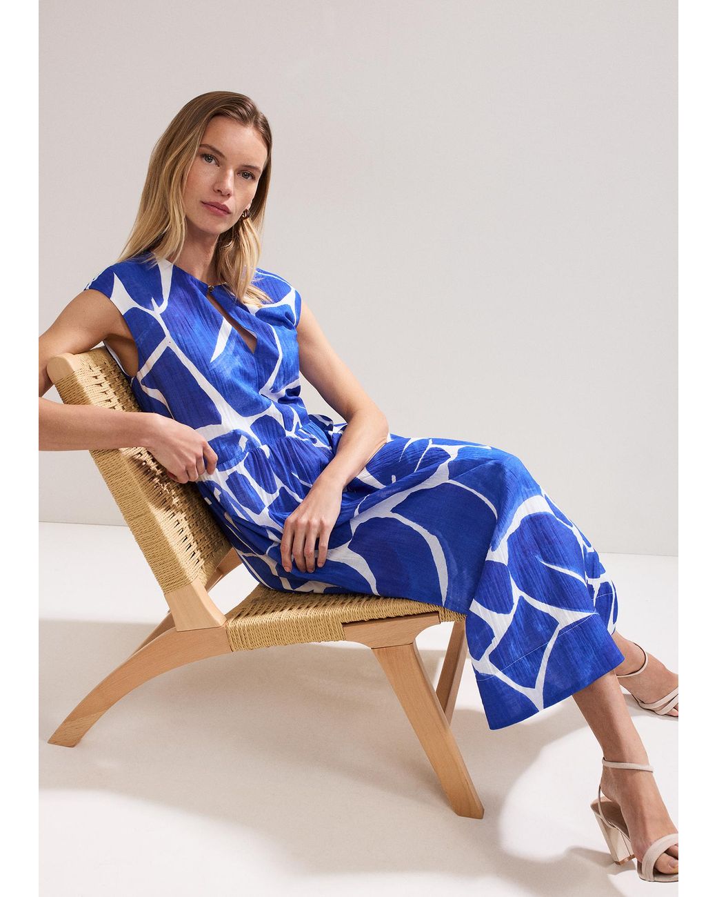 Phase Eight Blue Talah Midaxi Dress