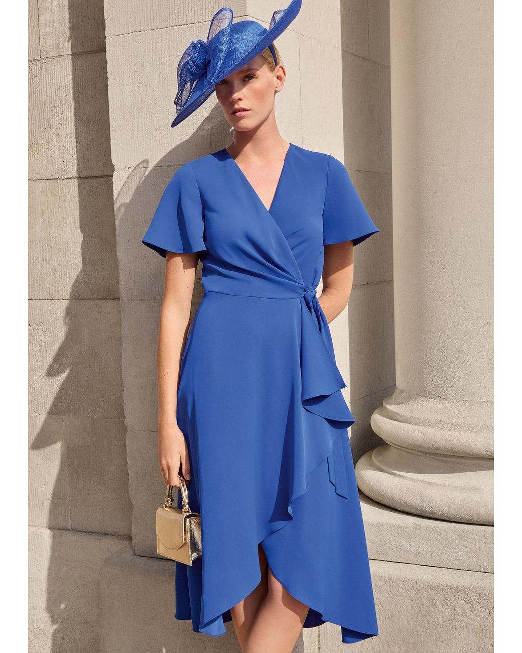 Phase Eight Blue Julissa Wrap Dress