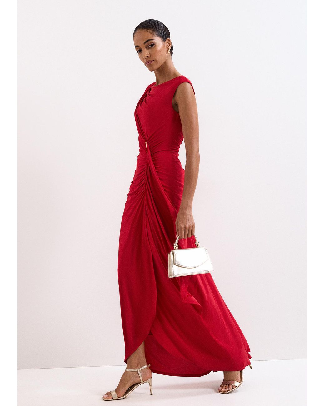 Phase Eight Red Donna Maxi Dress