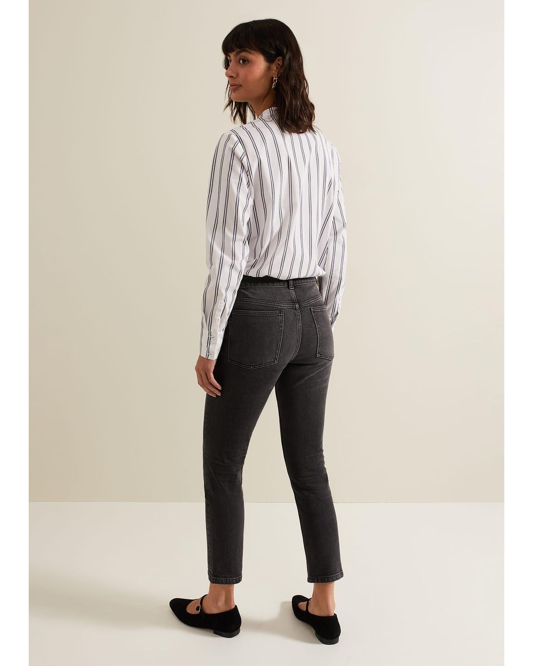 Phase Eight Natural Sara Slim Leg Jeans