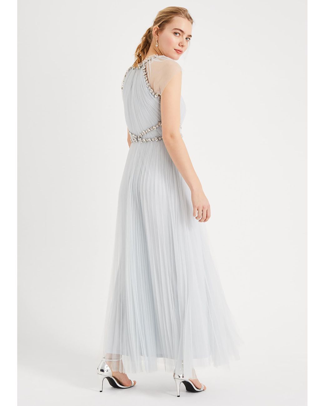 Phase Eight Multicolor Gerona Pleated Tulle Dress