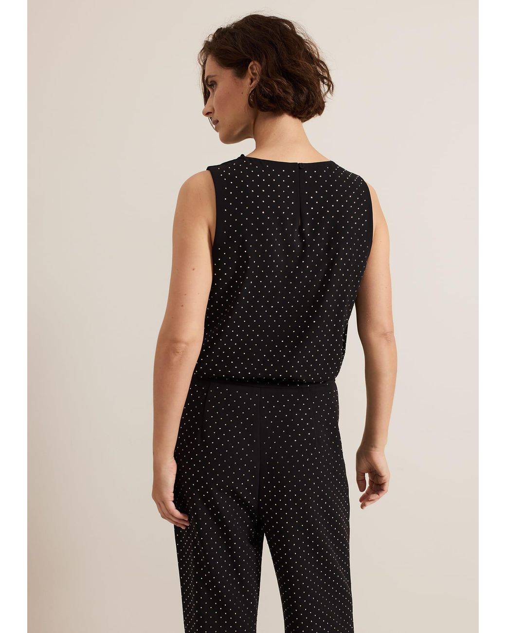 Phase Eight Black Ottie Cowl Neck Top