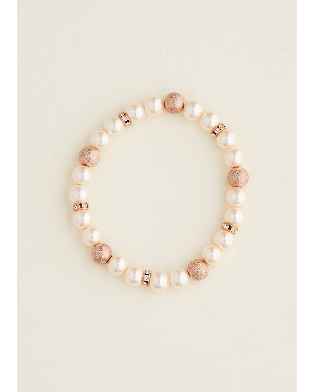 Phase Eight Natural Pearl And Stone Stretch Bracelet