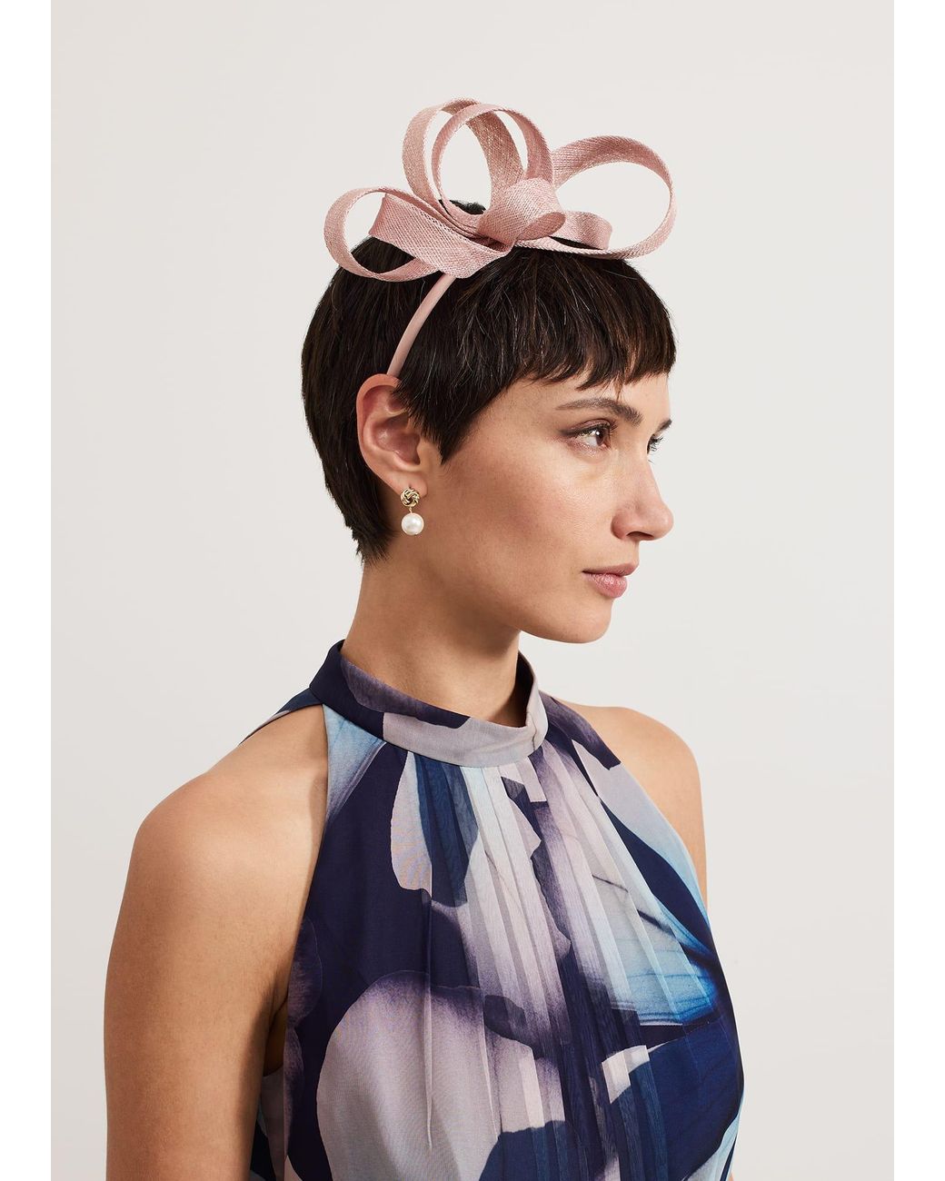 Phase Eight Blue Twist Headband