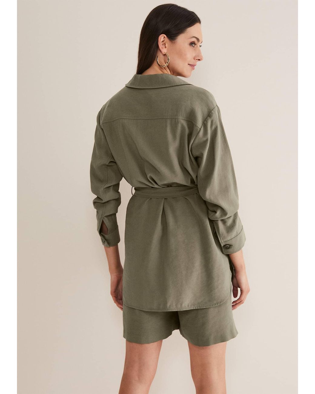 Phase Eight Green Leonar Co-Ord Shacket