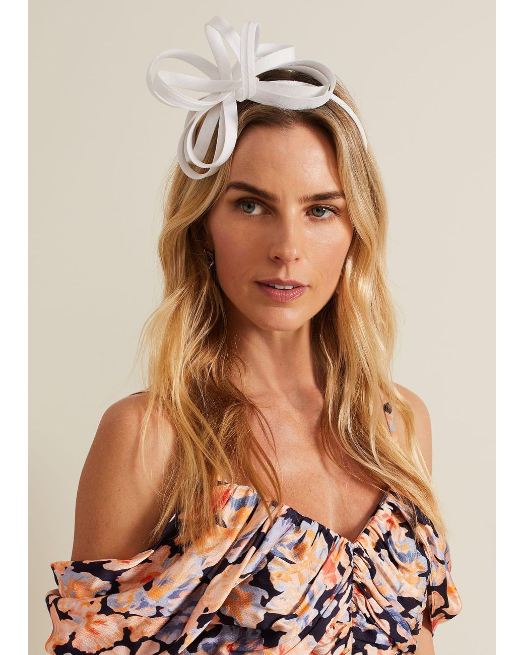 Phase Eight Natural Triple Loop Headband