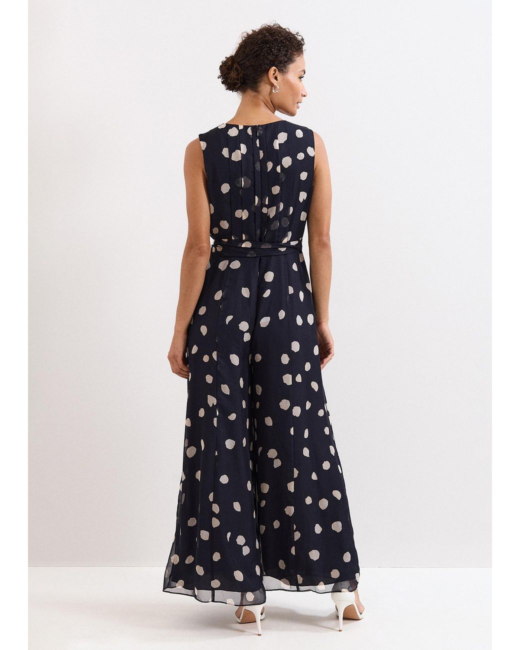 Phase Eight Blue Petite Maxine Jumpsuit
