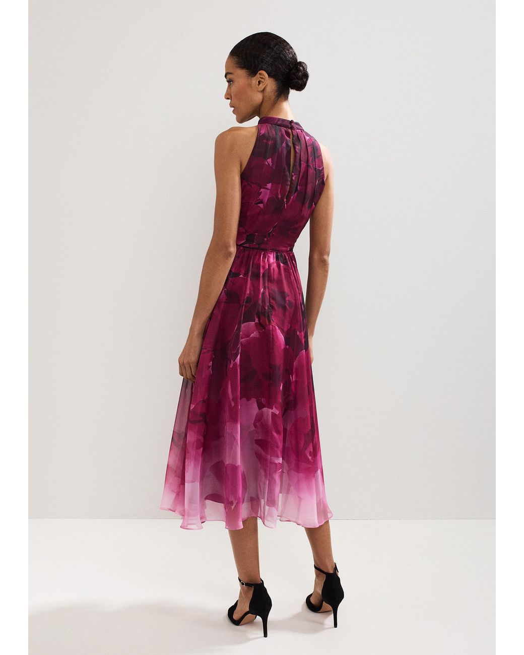 Phase Eight Pink Bethany Floral Print Dress
