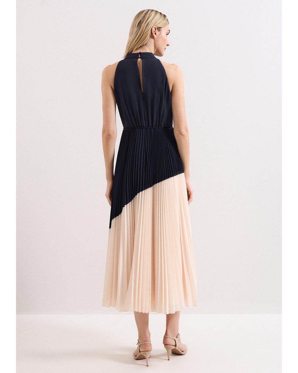 Phase Eight Multicolor Kimira Pleated Maxi Dress