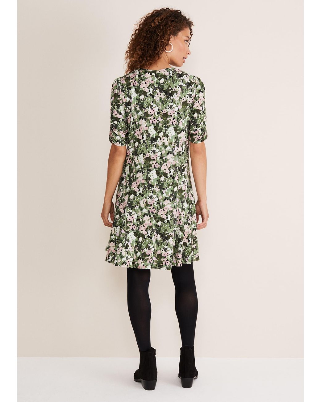 Phase Eight Green Jolee Printed Jersey Dress