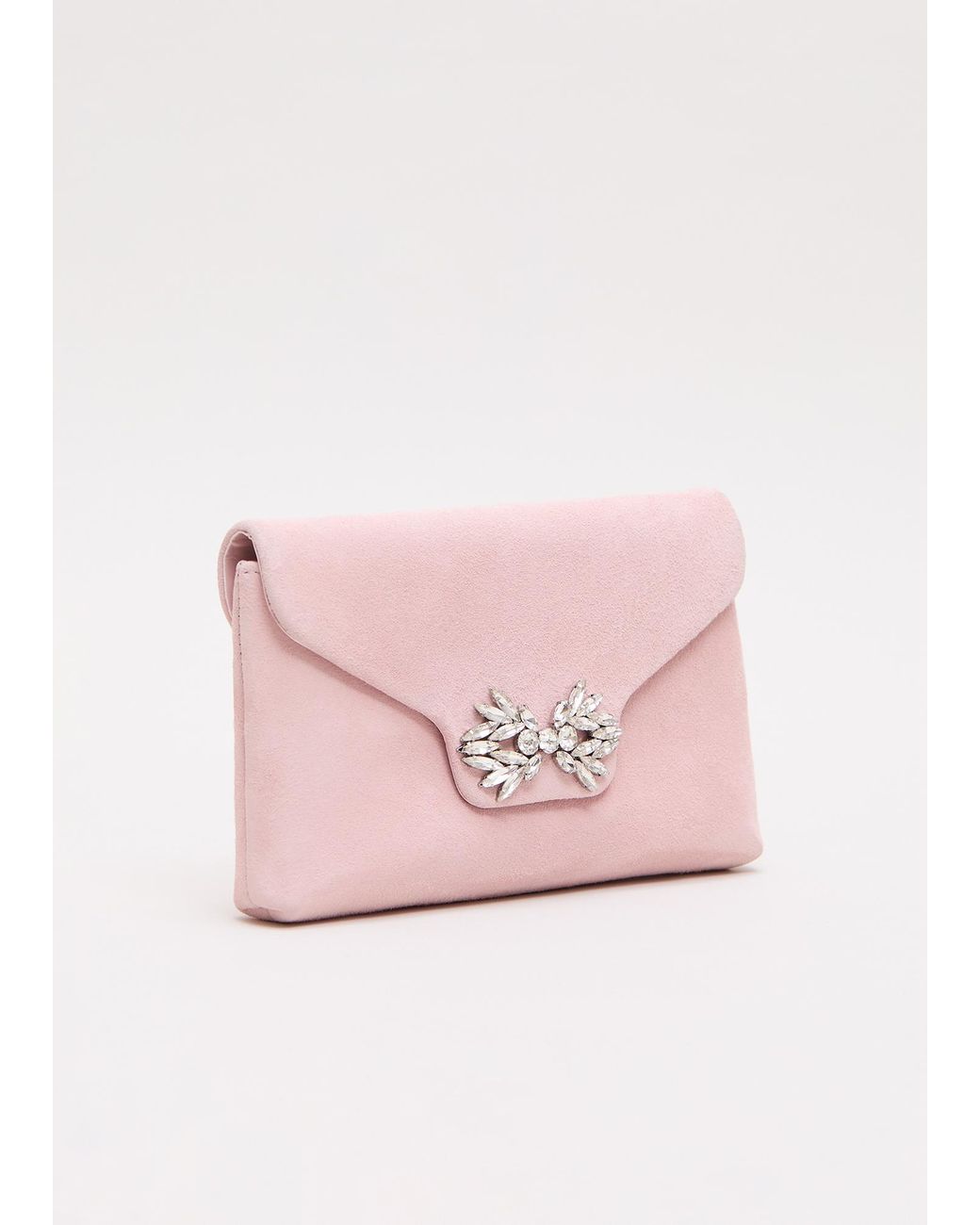 Phase Eight Pink Sparkle Clutch Bag
