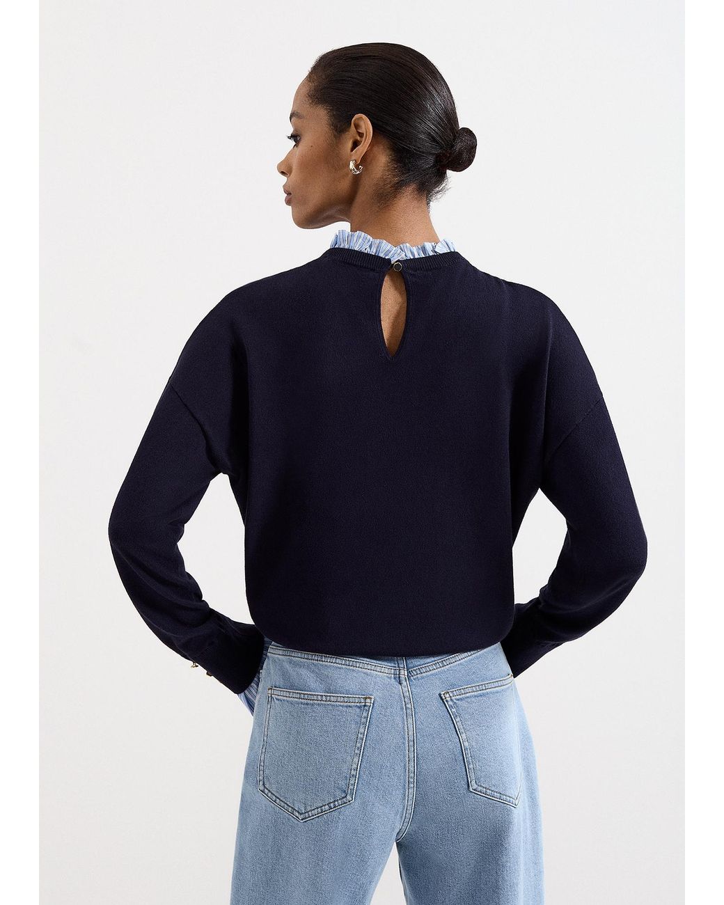 Phase Eight Blue Jenna Stripe Jumper