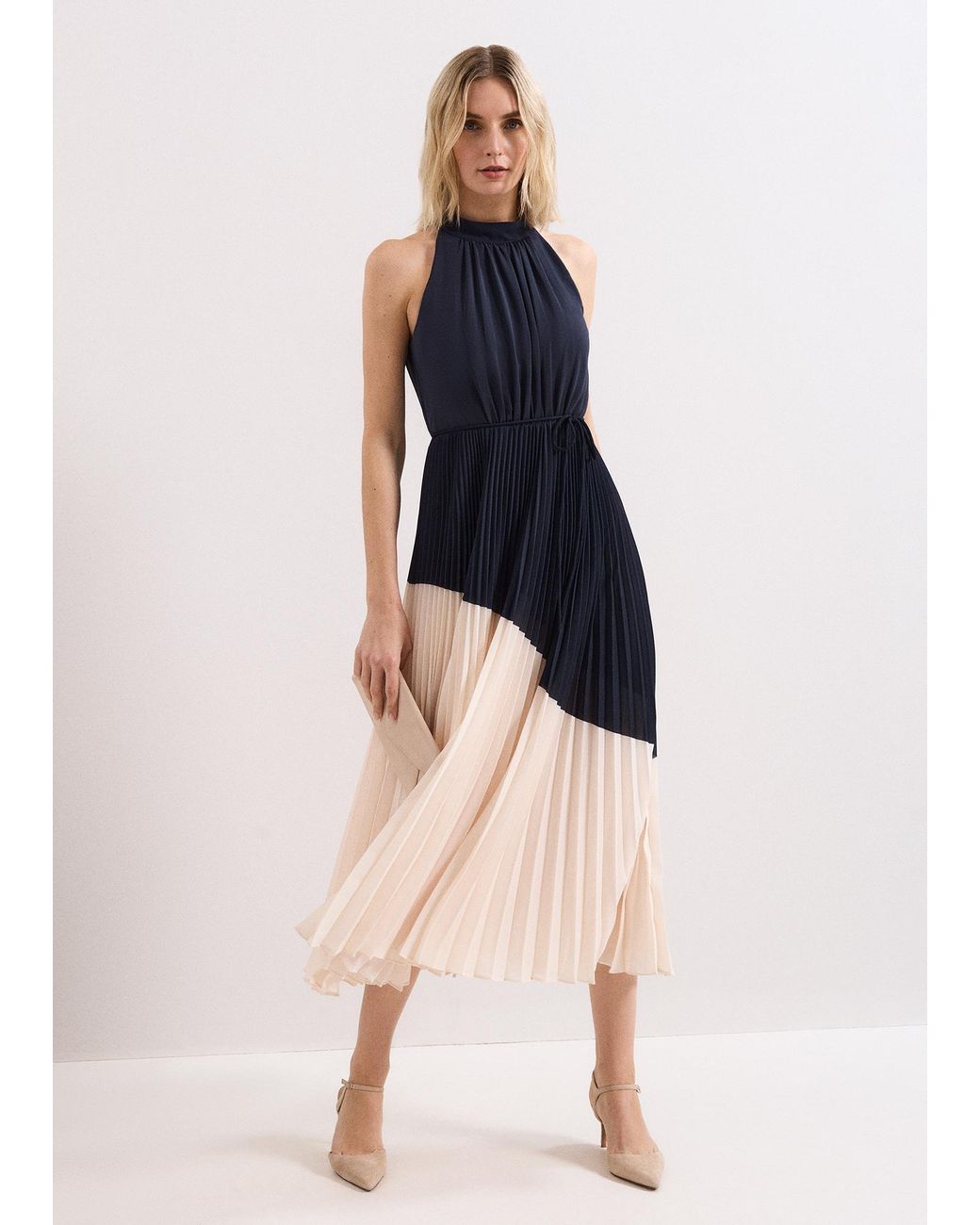 Phase Eight Multicolor Kimira Pleated Maxi Dress