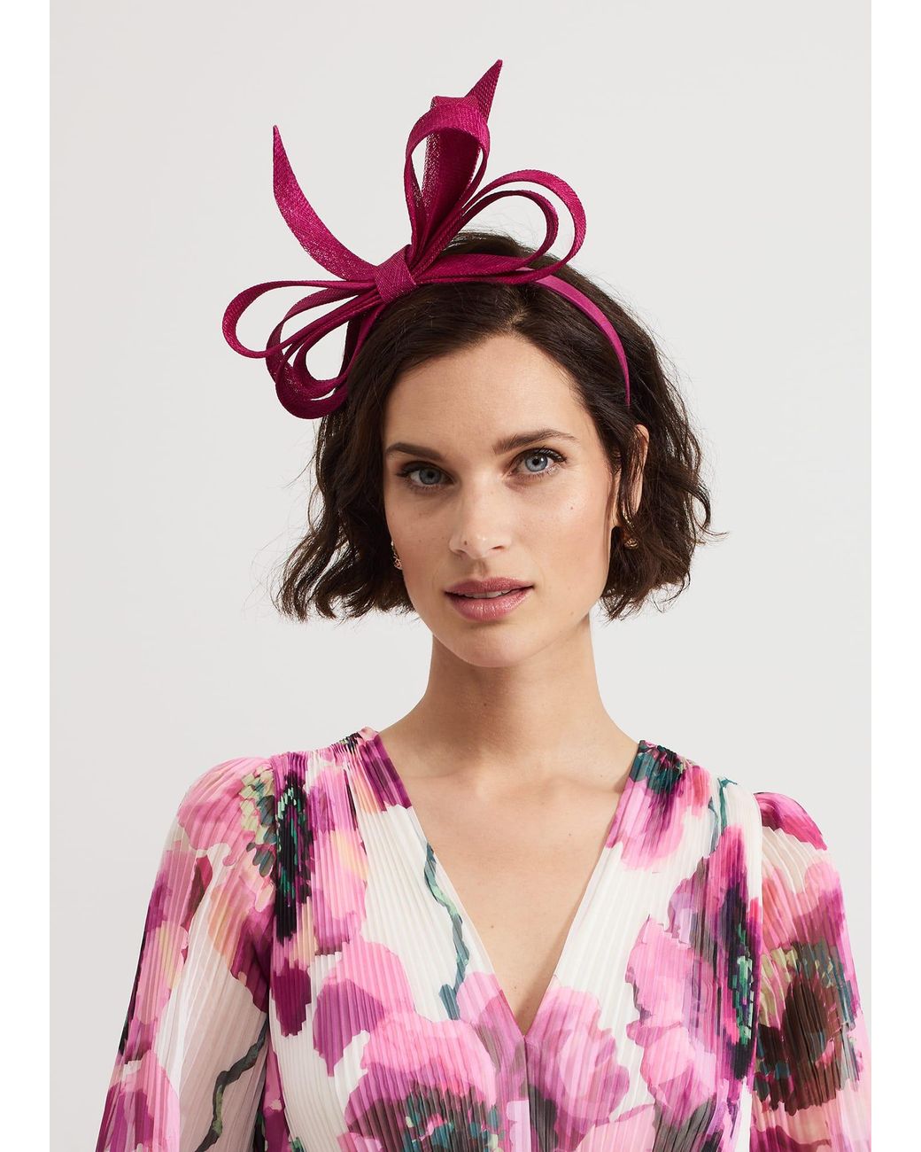 Phase Eight Pink Oversized Bow Headband