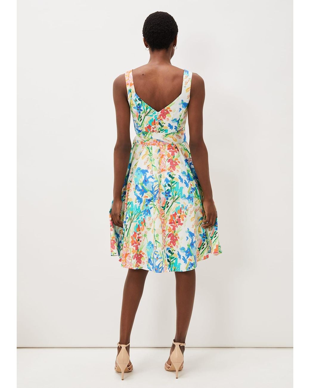 Phase Eight Multicolor Blair Cotton Floral Dress