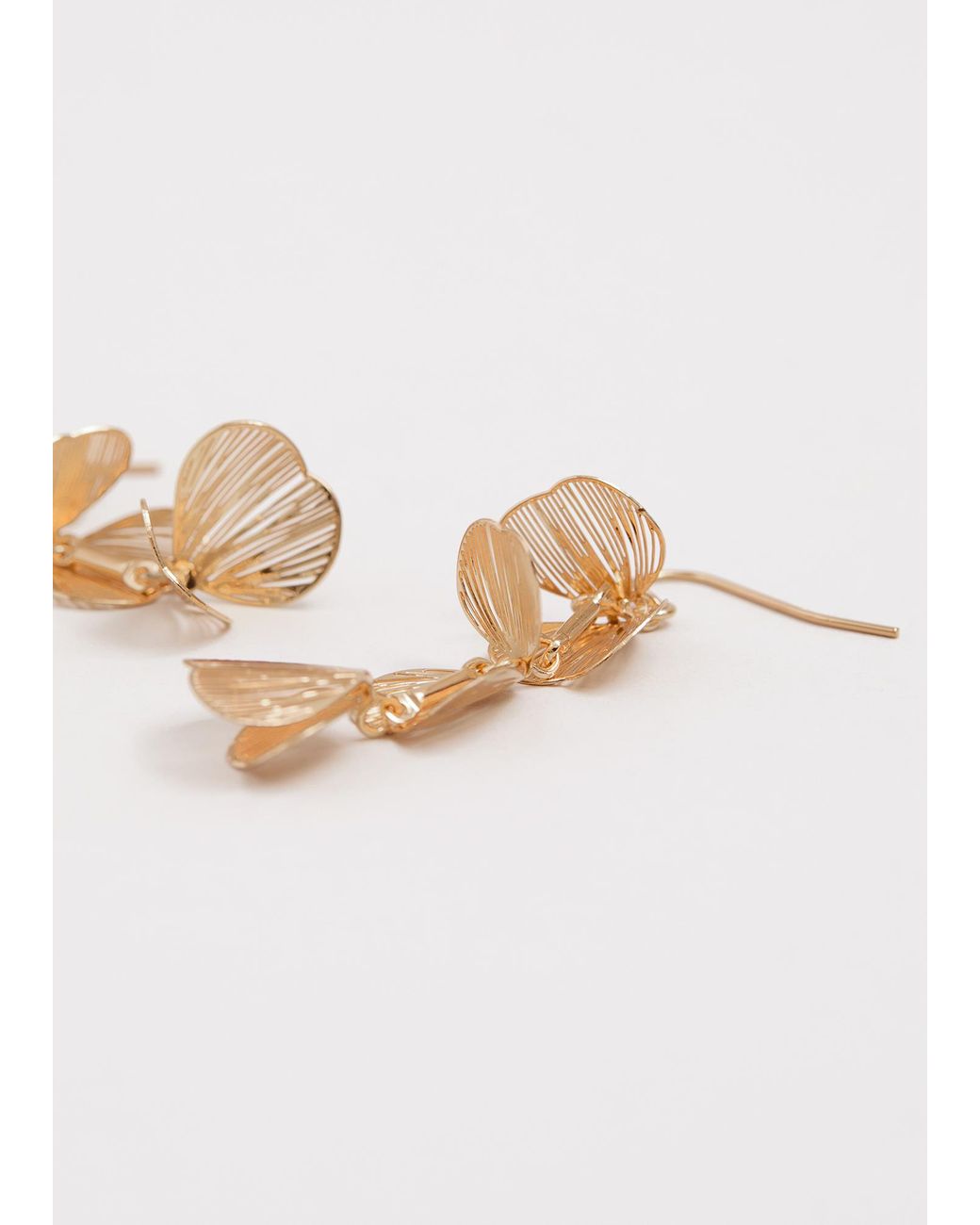 Phase Eight Natural Delicate Petal Drop Earrings