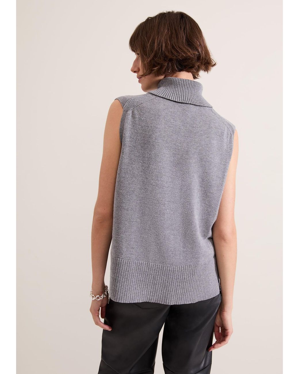 Phase Eight Gray Rachelle Tank