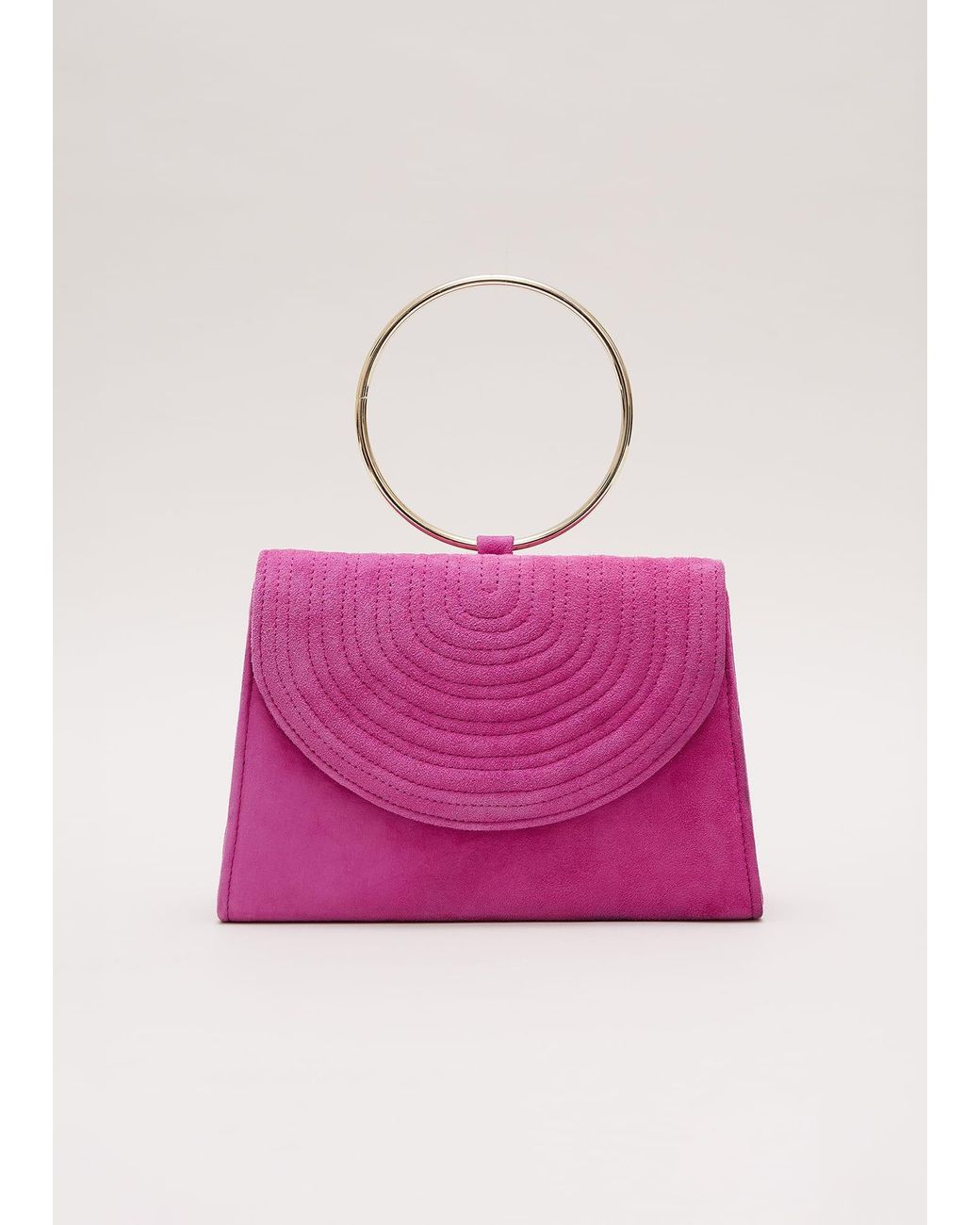 Pink suede bag 2025