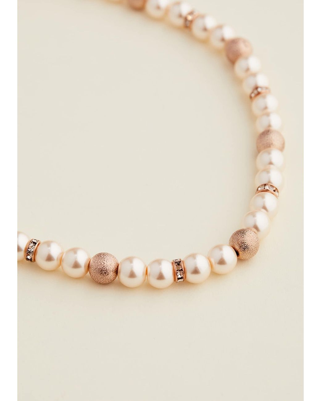 Phase Eight Natural Pearl Beaded Necklace