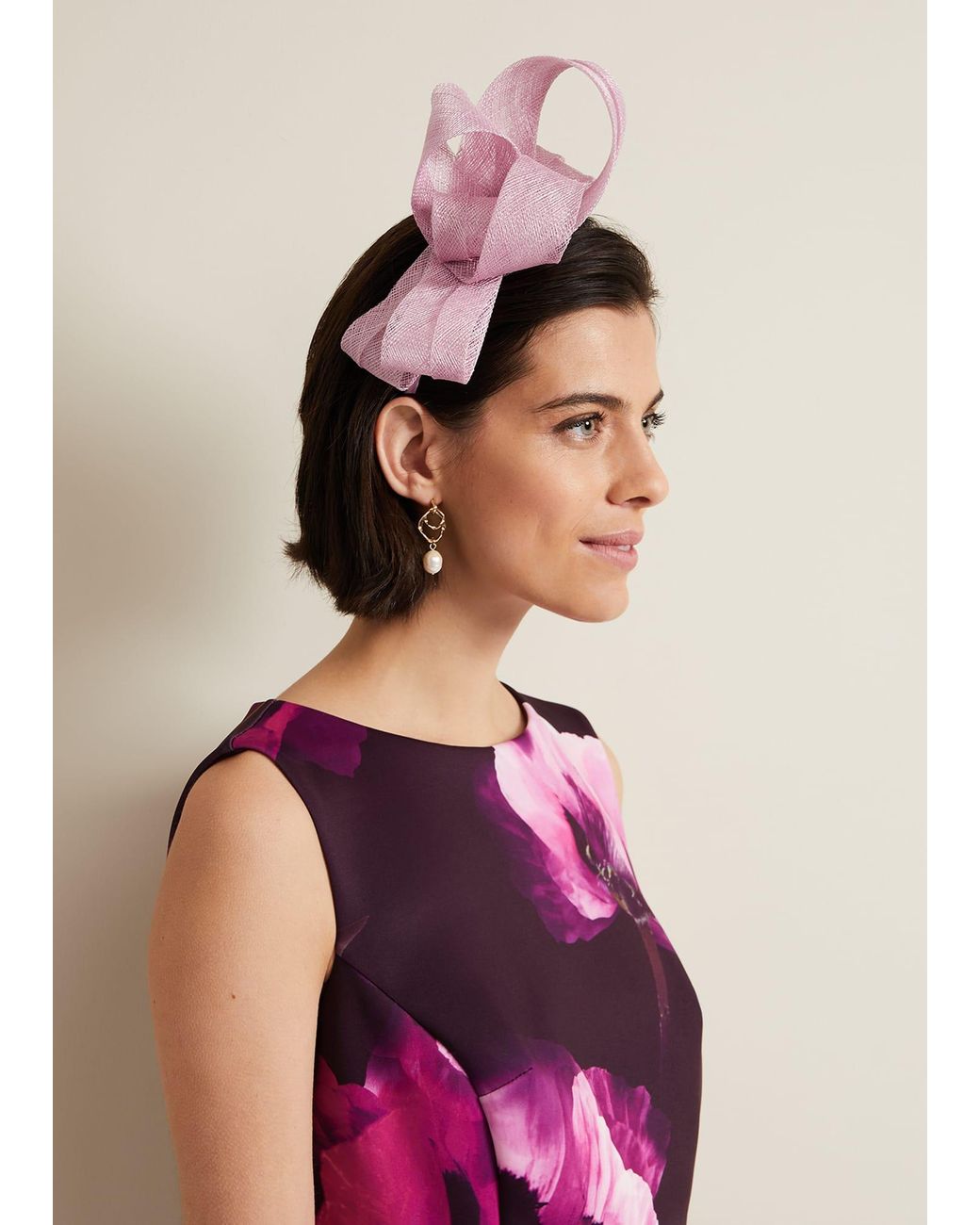 Phase Eight Pink Large Bow Headband