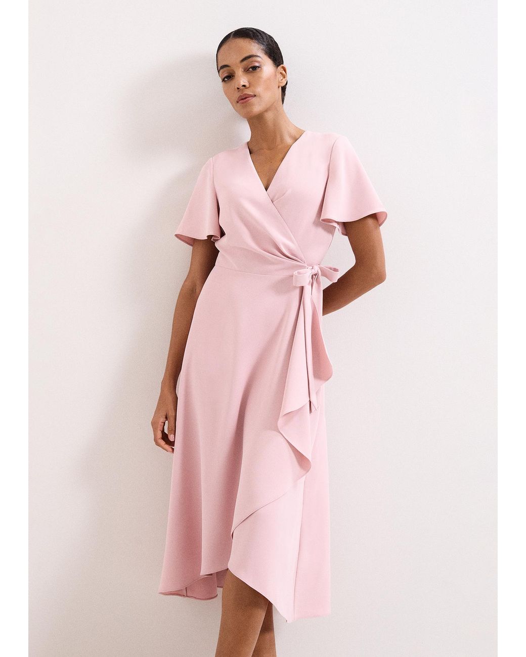 Phase Eight Pink Julissa Wrap Dress