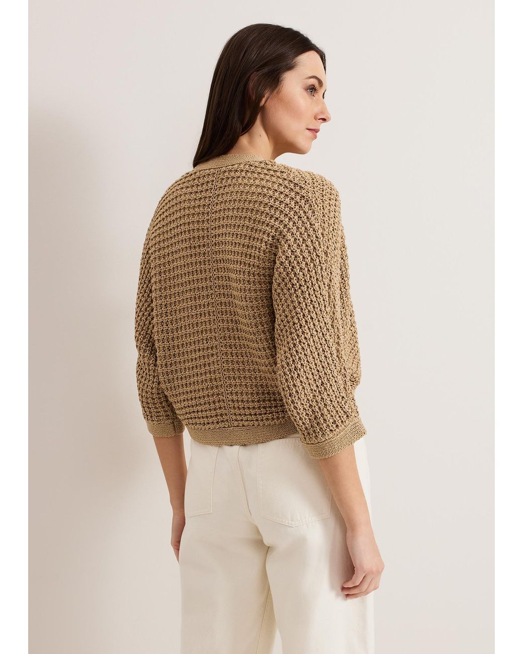 Phase Eight Natural Isobell Textured Shurg
