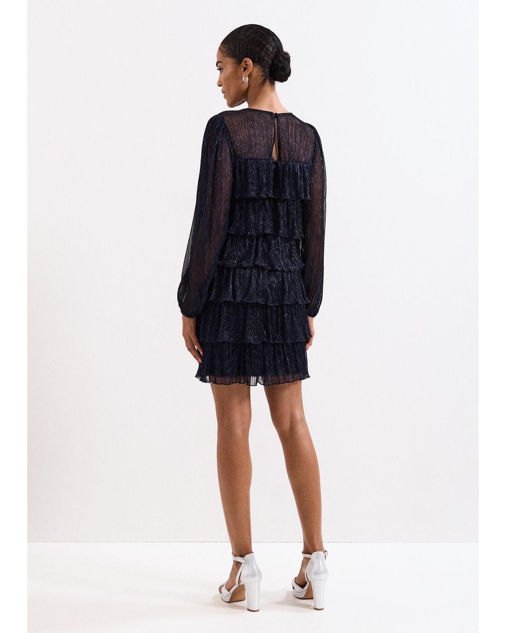 Phase Eight Blue Nika Shimmer Dress