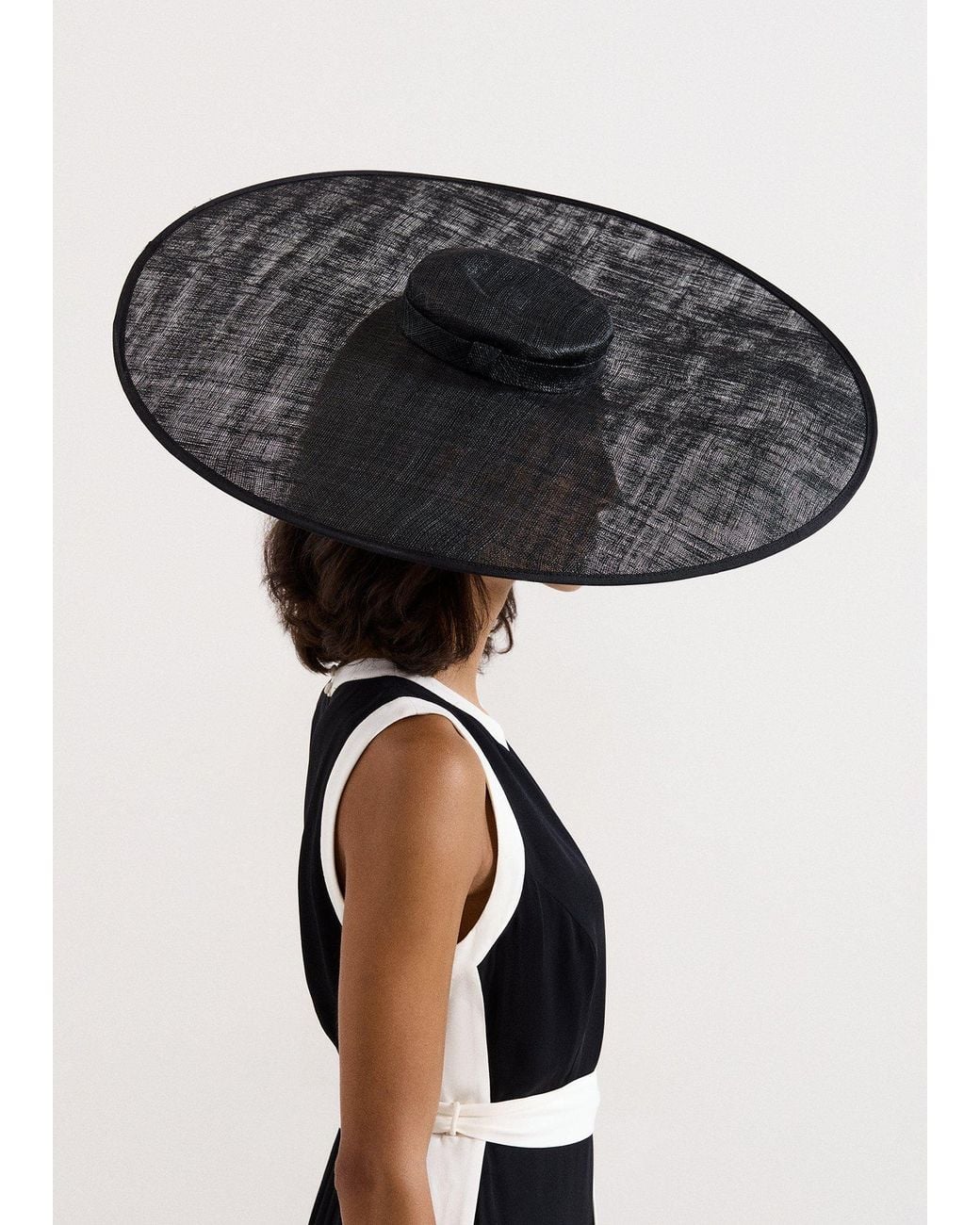 Phase Eight White Oversized Boater