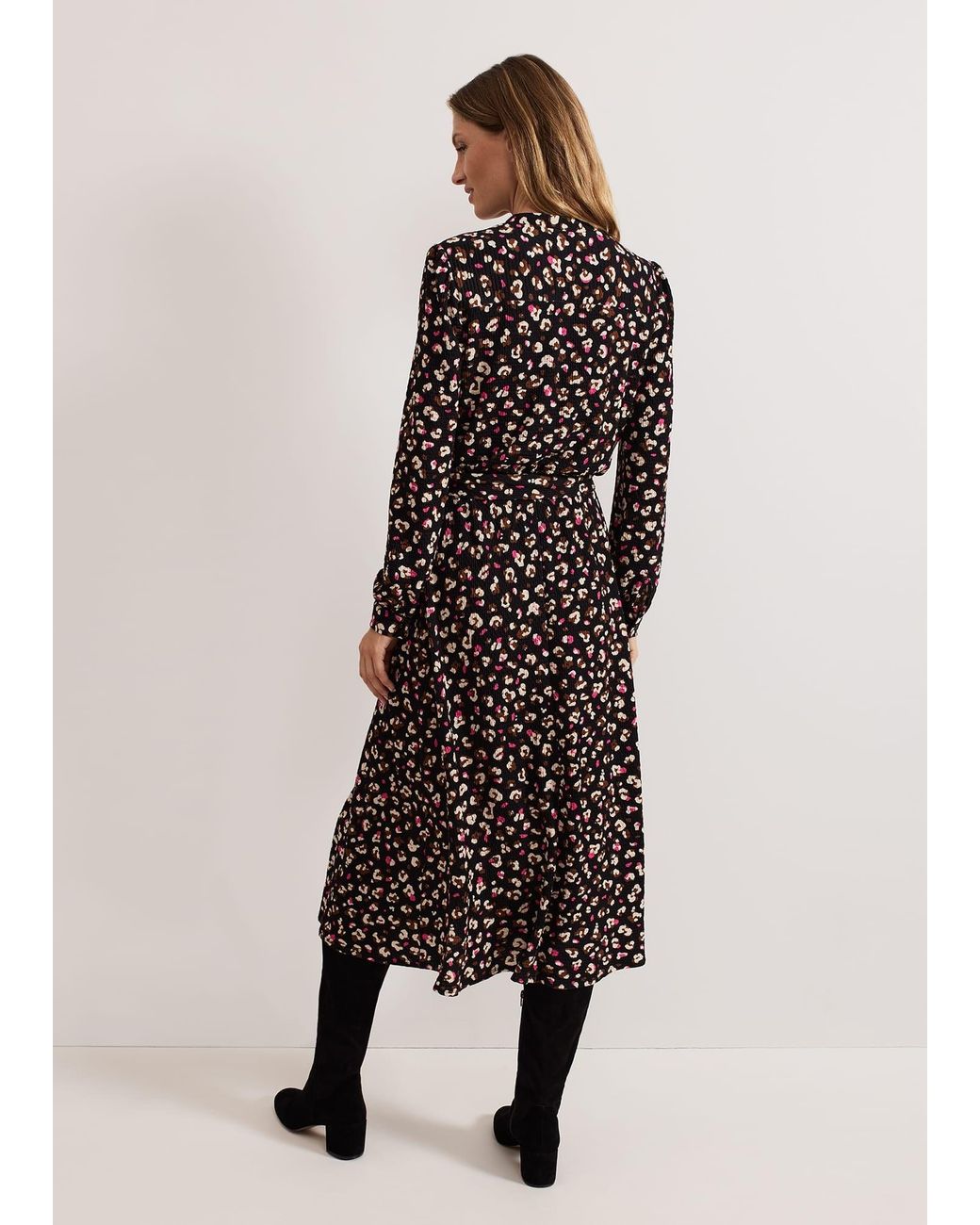 Phase Eight Natural Aoife Printed Jersey Dress