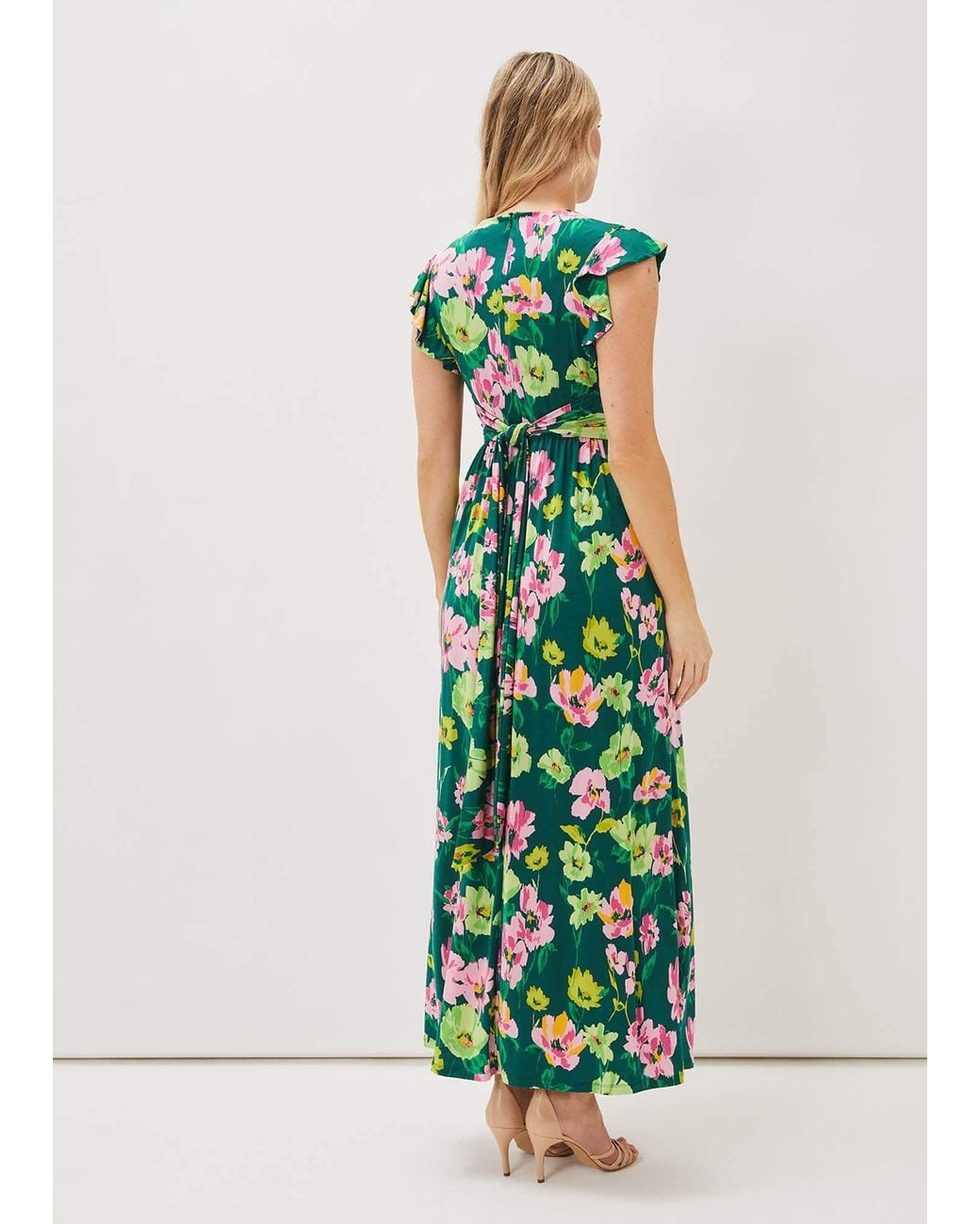 Phase Eight Multicolor Effie Floral Jersey Maxi Dress
