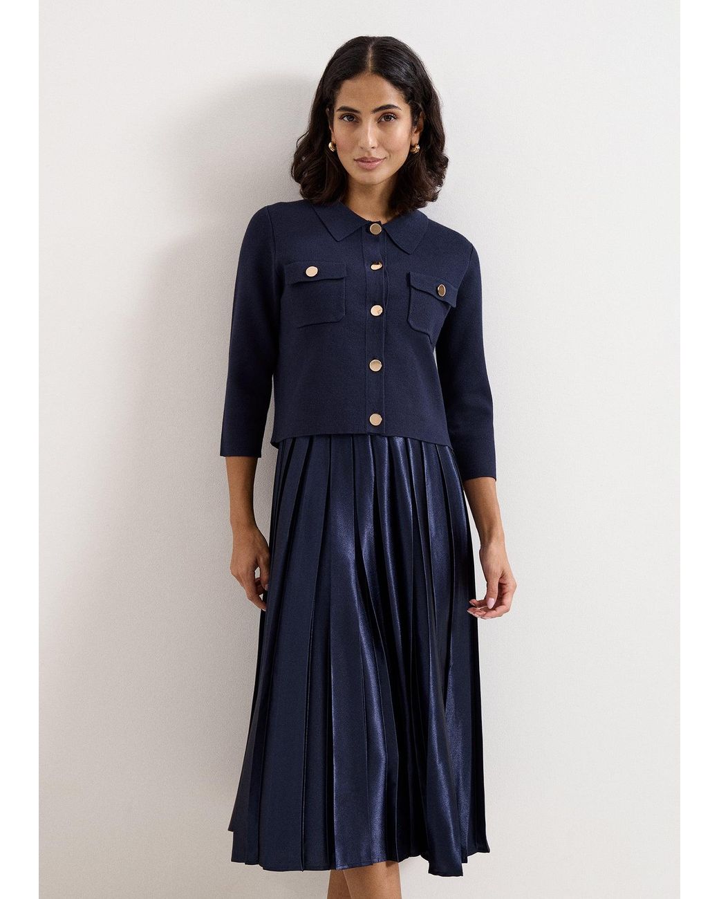 Phase Eight Blue Penny Jacket Two