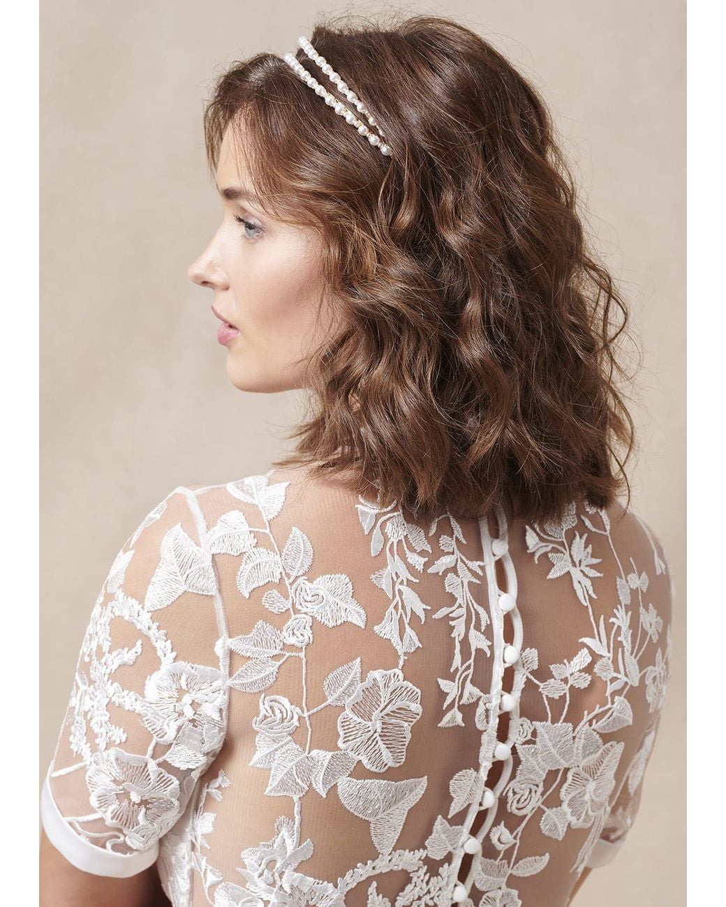 Phase Eight White Pearl Headband