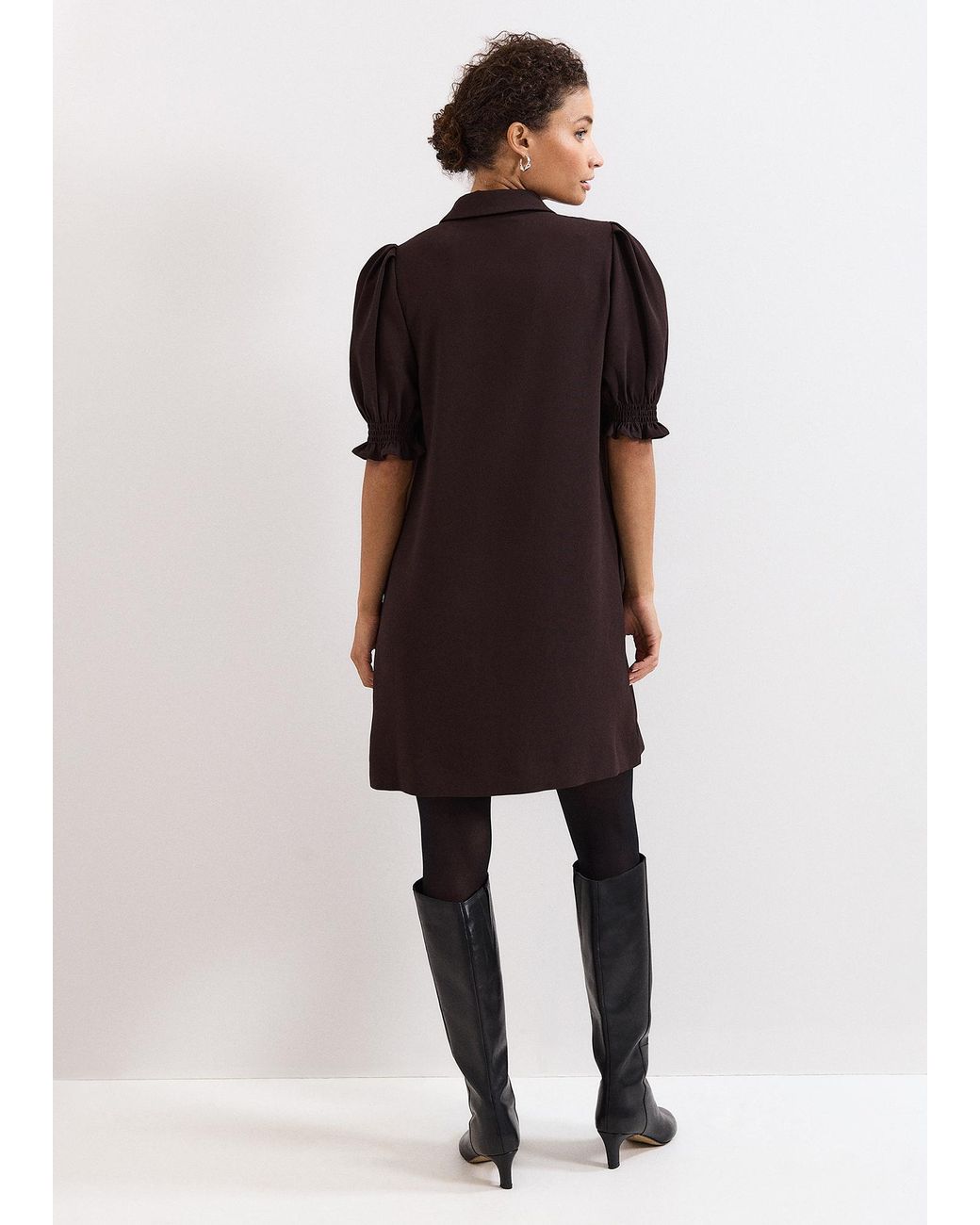Phase Eight Black Candice Scallop Dress