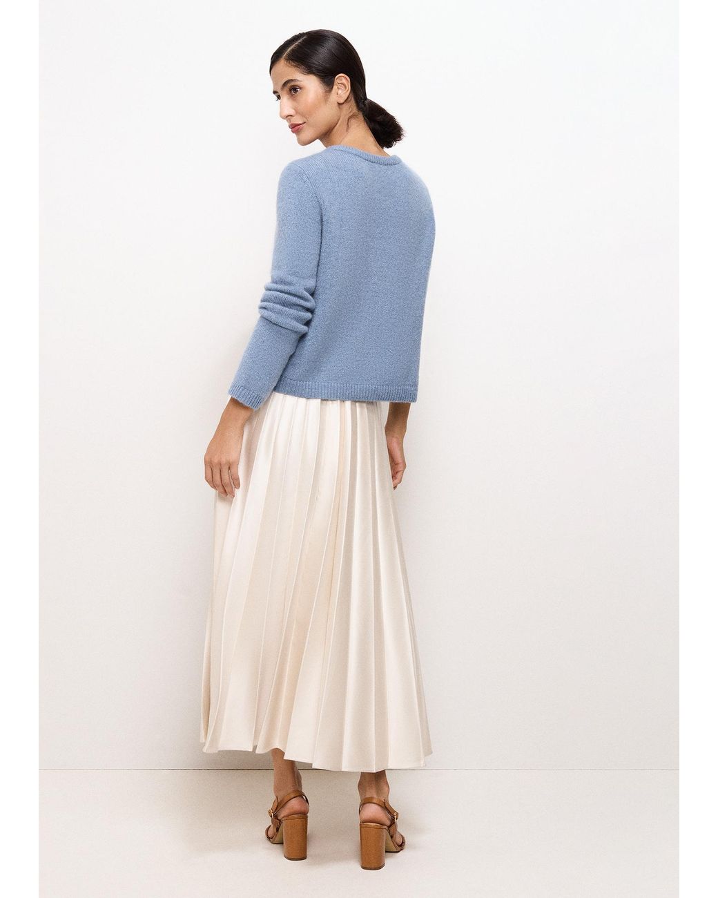 Phase Eight Blue Sybilla Midi Skirt