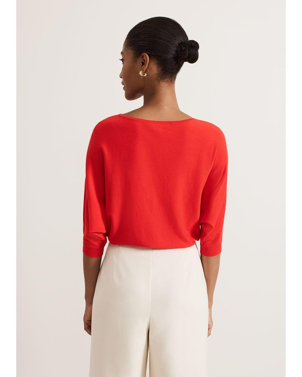 Phase Eight Red Cristine Knit Jumper