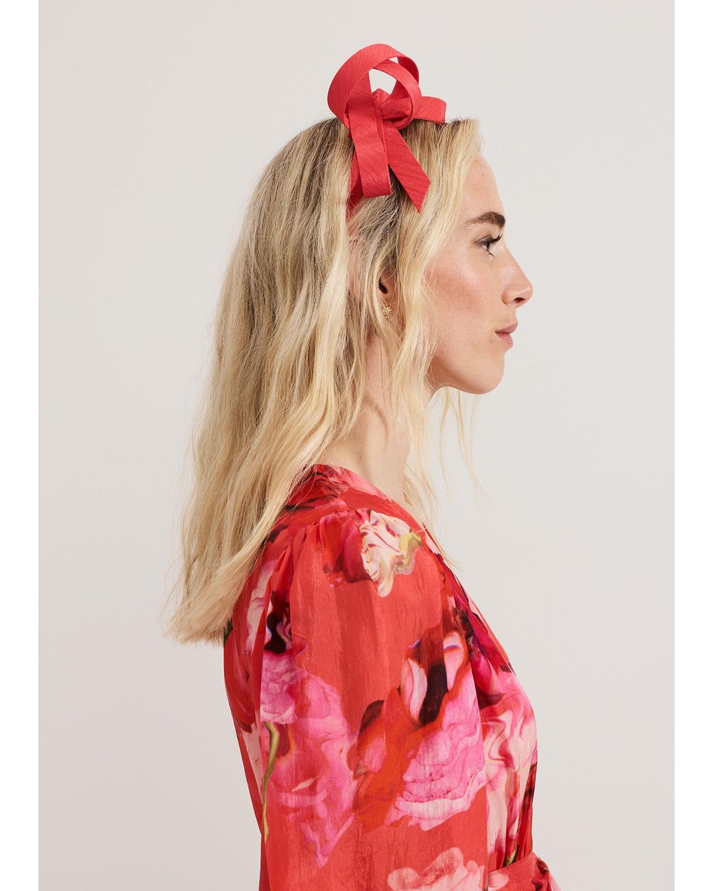 Phase Eight Red Loop Headband