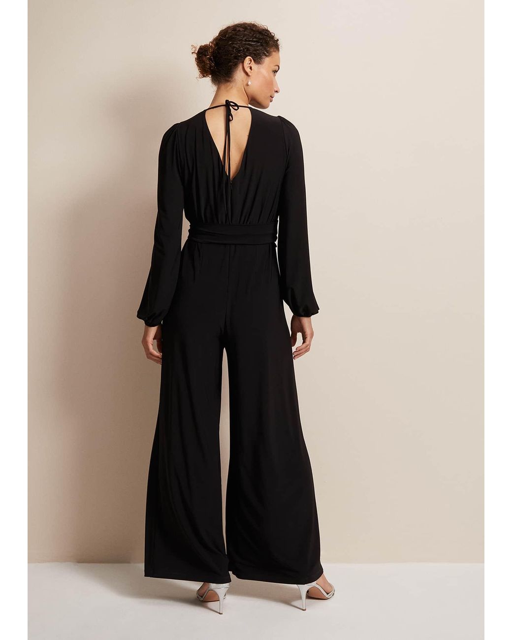 Phase Eight Black Janece Wide Leg Jumpsuit
