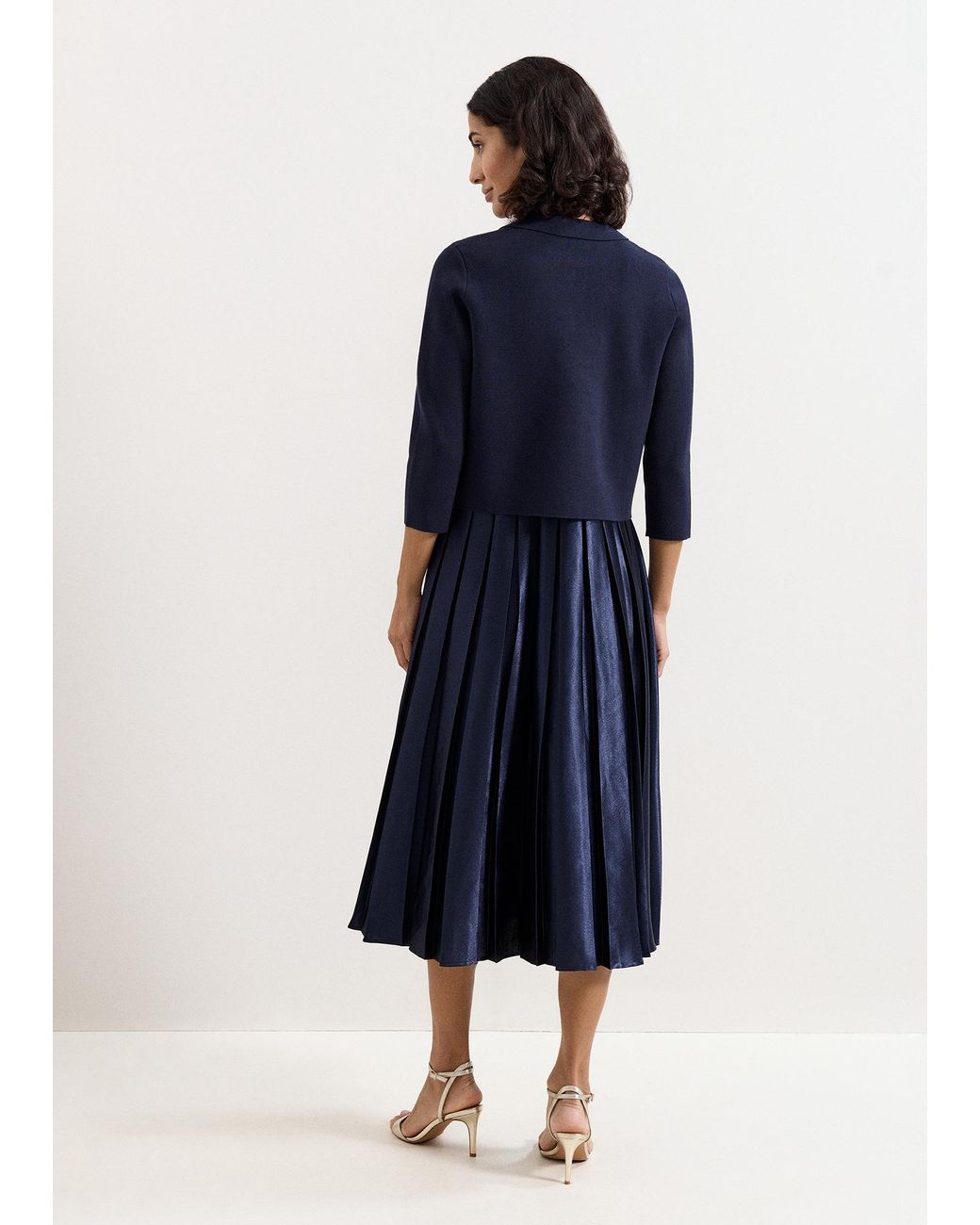 Phase Eight Blue Penny Jacket Two