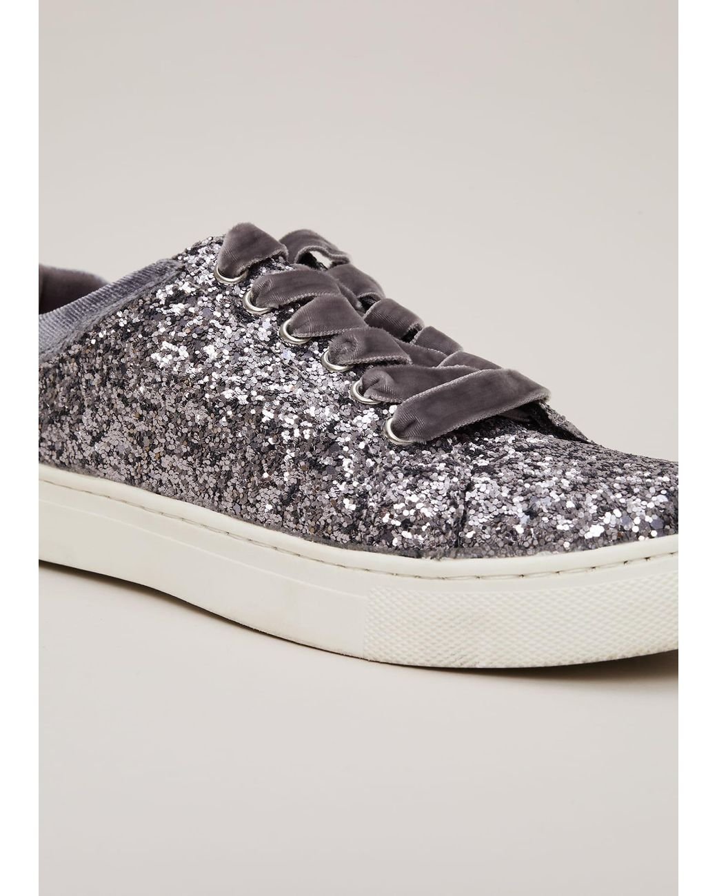 Phase Eight s Grey Glitter Trainers in Grey Lyst UK