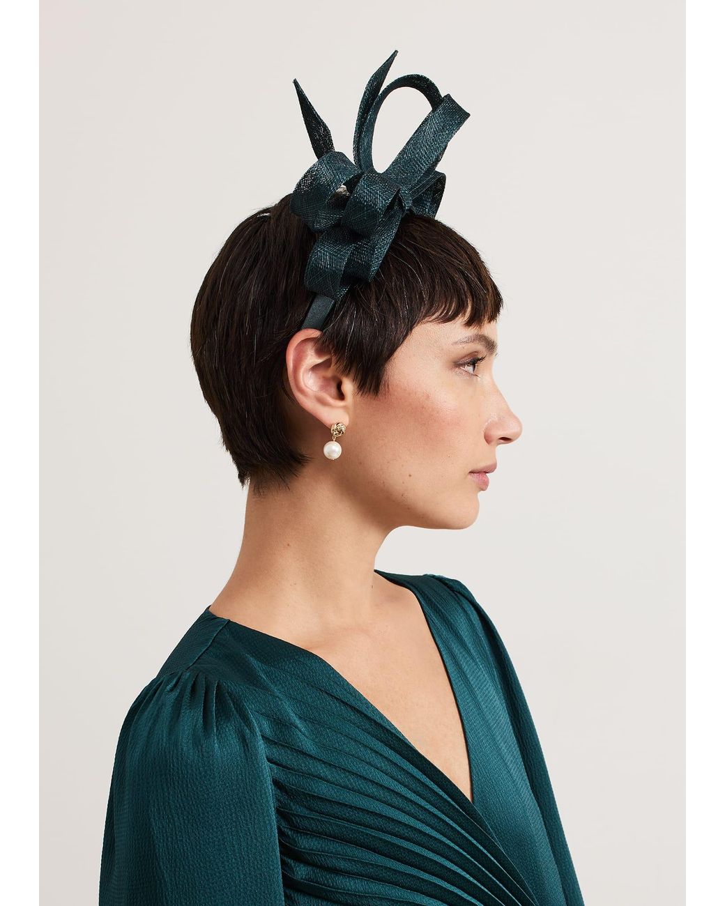 Phase Eight Black Oversized Bow Headband