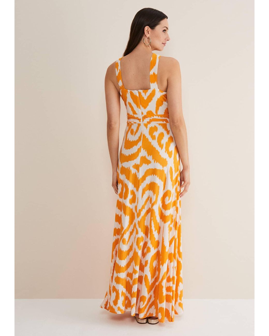 Phase Eight Metallic Maude Printed Jersey Maxi Dress