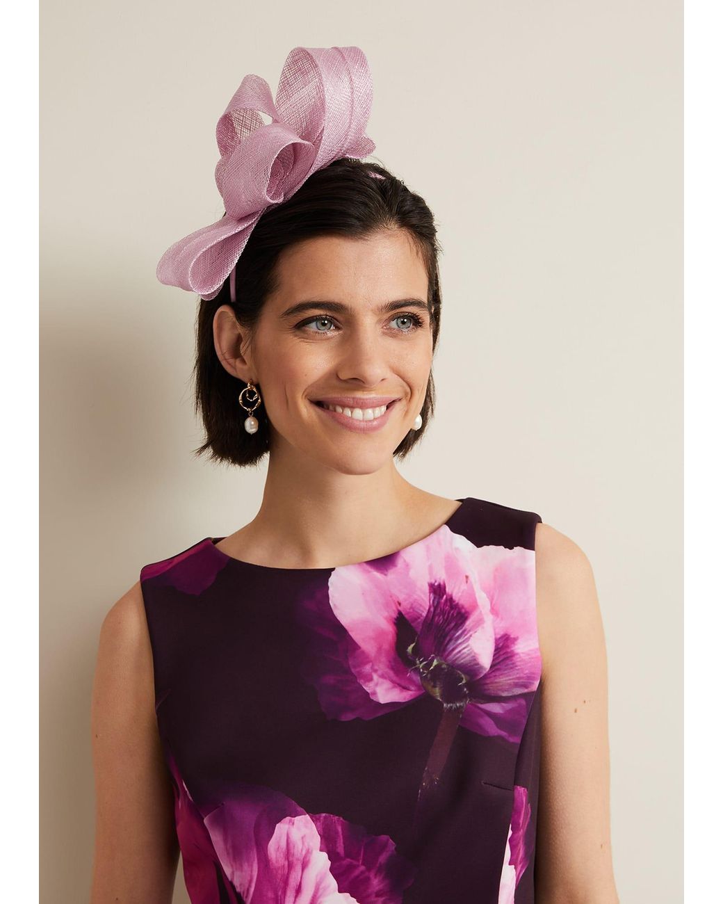 Phase Eight Pink Large Bow Headband