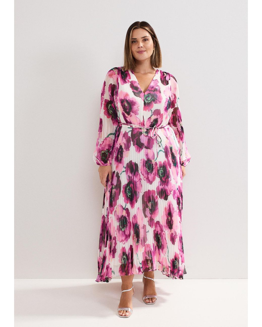 Phase Eight Pink Natalia Floral Maxi Dress