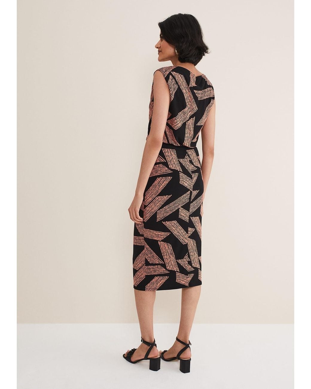 Phase Eight Natural Kayla Jersey Midi Dress