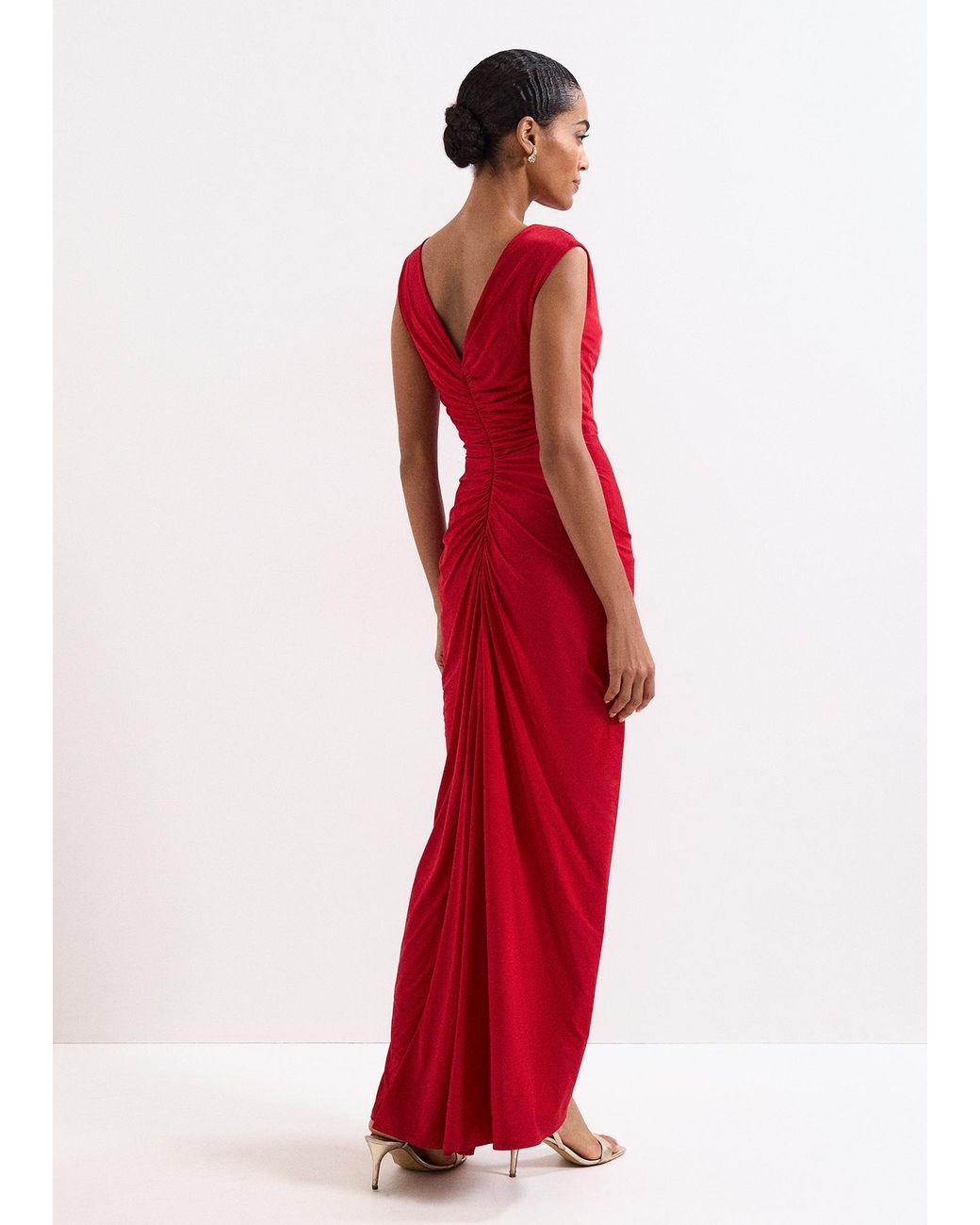 Phase Eight Red Donna Maxi Dress