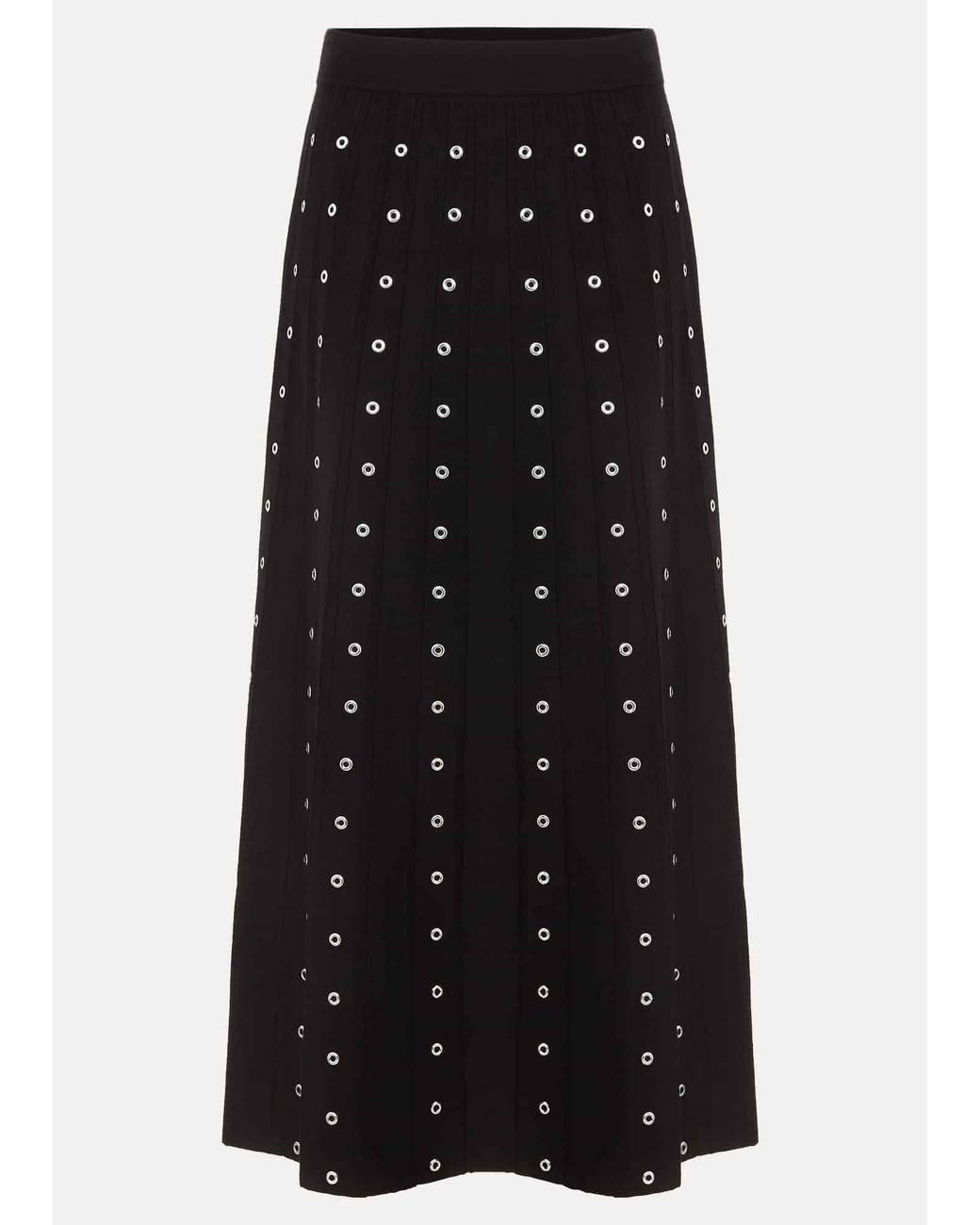 Phase Eight Black Emilia Eyelet Skirt